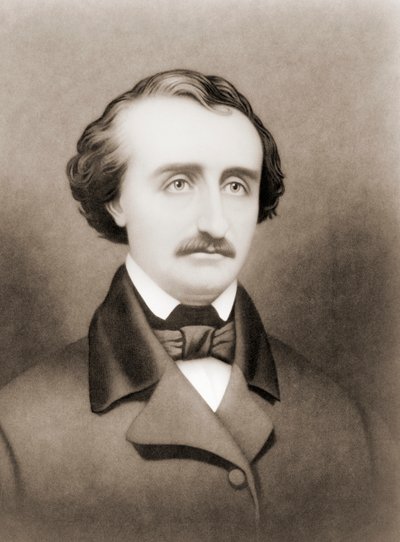 Edgar Allan Poe, After a 19th Century Print by American School